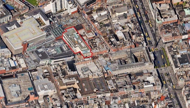 Dunnes Stores Aerial view 